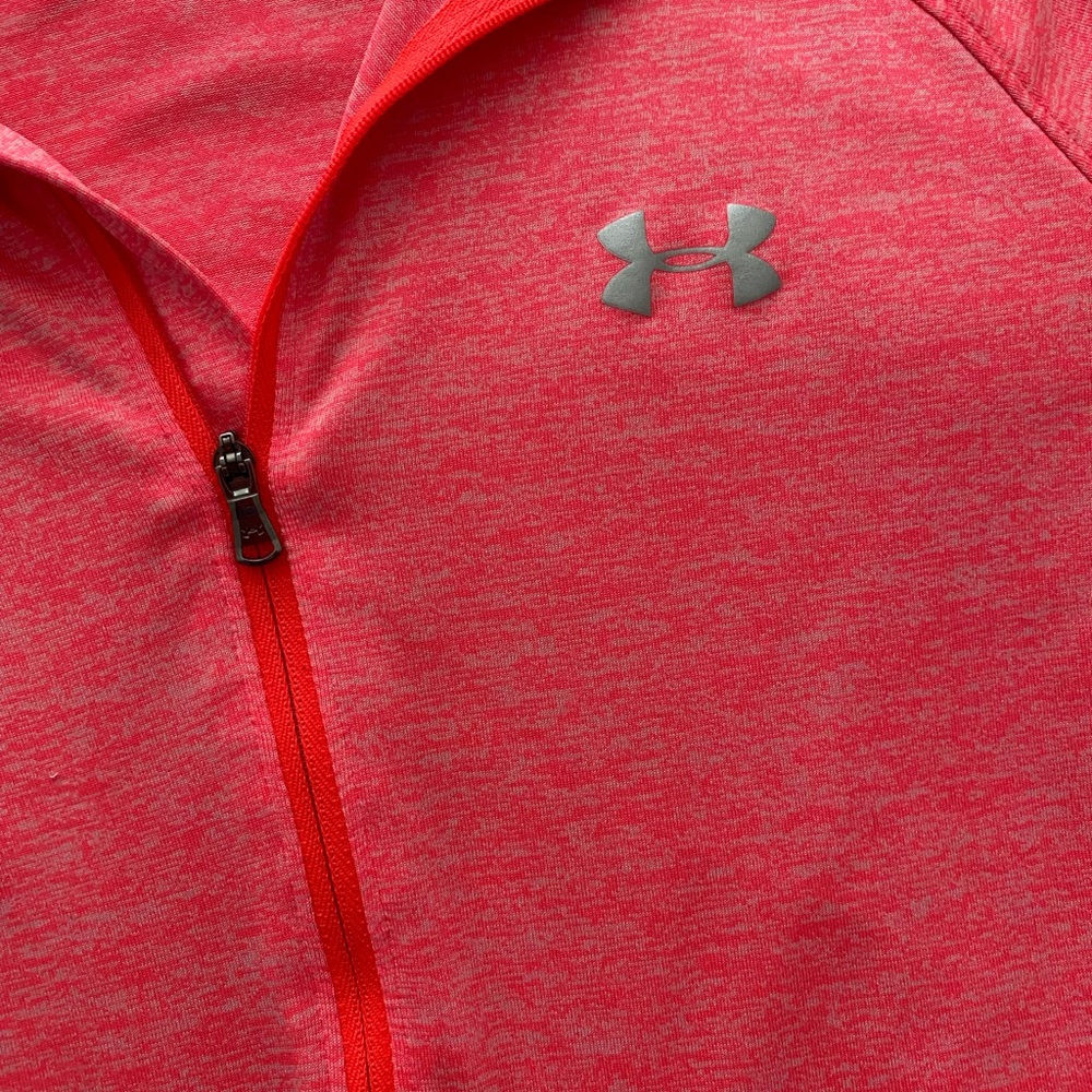 Under Armour, pink quarter zip - Picture 3 of 4